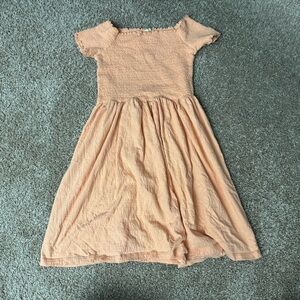 Roxy Girls Peach‎ A Line Dress Size Medium